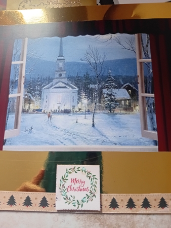 Silent Night Through the Window by Laura Jones