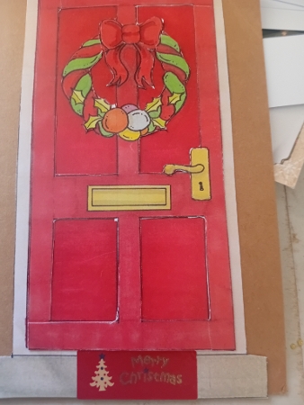 Christmas Door by Laura Jones