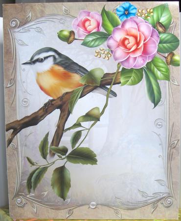 Cu 10 Pearl Framed Mats by Angela Bennett