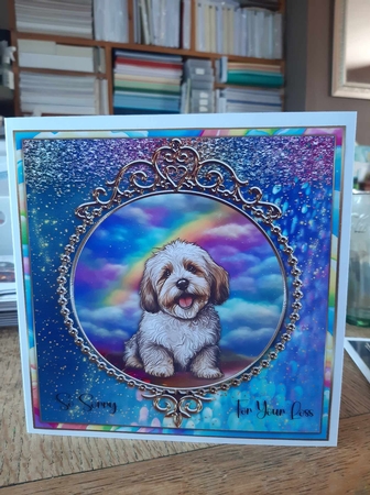 Rainbow Bridge Pet Loss Havanese by Ann Davies