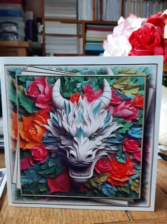 3D Dragon Quick Topper Bumper Kit by Ann Davies