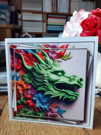 3D Dragon Quick Topper Bumper Kit by Ann Davies