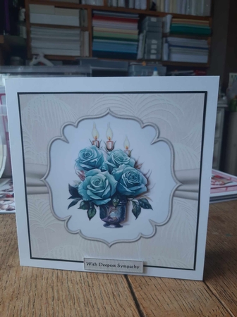 Sympathy Roses 2 by Ann Davies