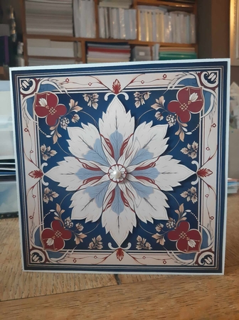 Winter vintage 1 CARD FRONTS by Ann Davies