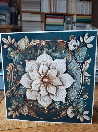 Modern vintage 1 CARD FRONTS by Ann Davies