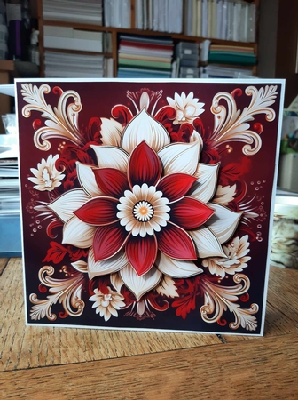Modern vintage 4 CARD FRONTS by Ann Davies