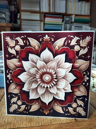 Modern vintage 4 CARD FRONTS by Ann Davies