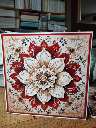 Modern vintage 7 CARD FRONTS by Ann Davies