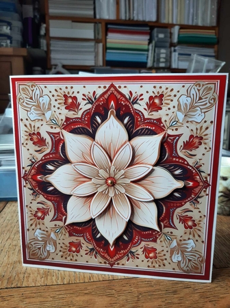 Modern vintage 7 CARD FRONTS by Ann Davies