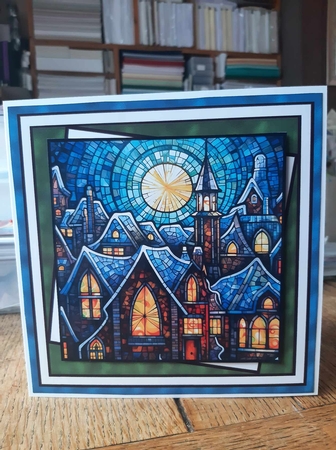 Stained Glass Mixed Christmas Multi Topper Kit by Ann Davies