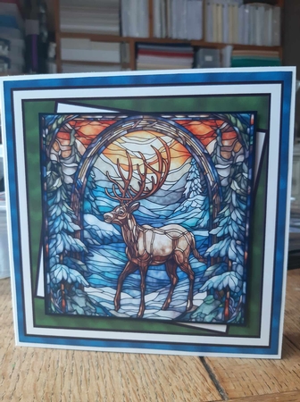 Stained Glass Mixed Christmas Multi Topper Kit by Ann Davies