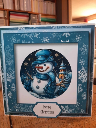 Mixed Blue Christmas 1 Multi Topper Kit by Ann Davies