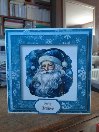 Mixed Blue Christmas 2 Multi Topper Kit by Ann Davies