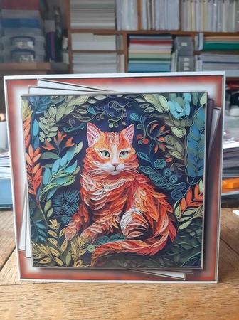Gorgeous Quilling Cats Multi Topper Kit by Ann Davies