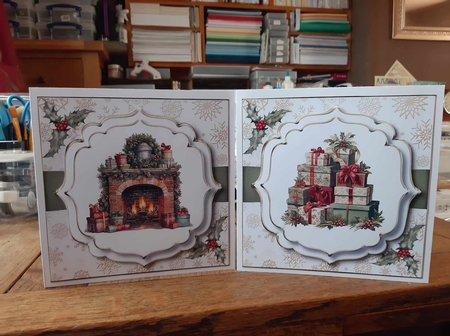 Mixed Vintage Christmas Multi Topper Kit by Ann Davies