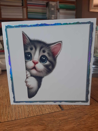 Peeking Around Animal Card Toppers by Ann Davies