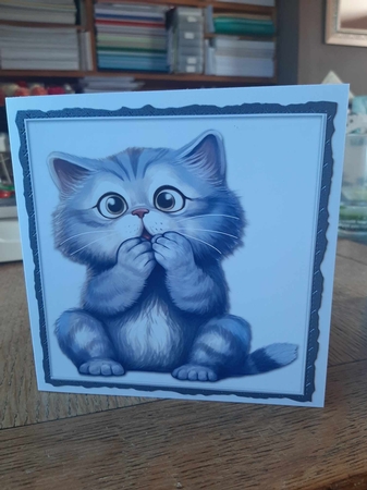 Funny Cats Card Toppers 2 by Ann Davies