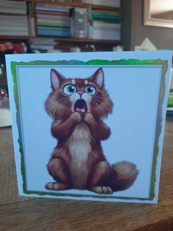 Funny Cats Card Toppers 2 by Ann Davies