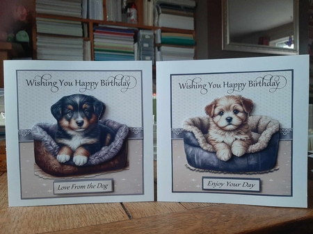 New Puppy Birthday by Ann Davies