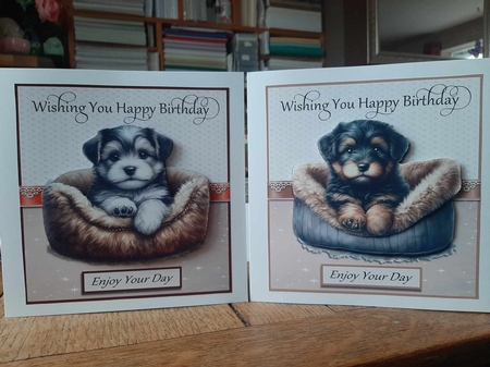 New Puppy Birthday by Ann Davies