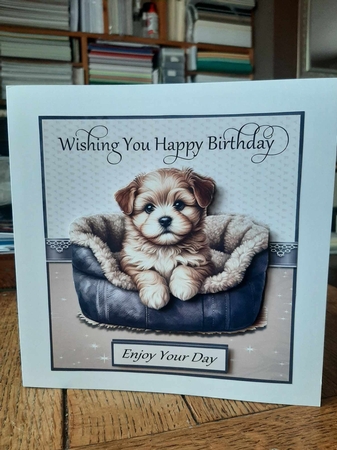 New Puppy Birthday by Ann Davies