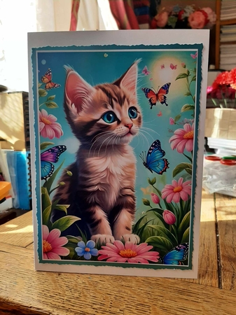 Butterfly Watching A4 by Ann Davies