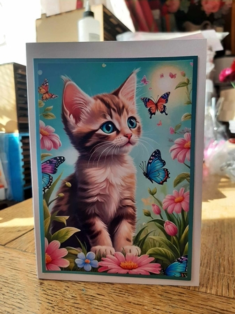 Butterfly Watching A4 by Ann Davies