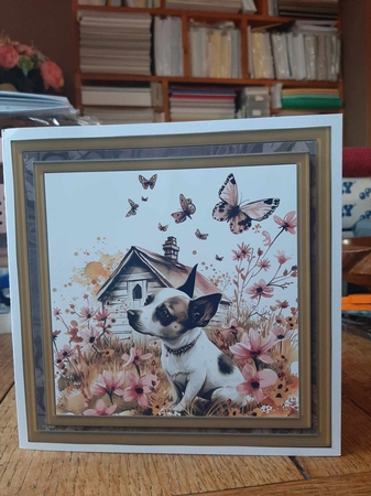 Its a dogs life card front 2 by Ann Davies