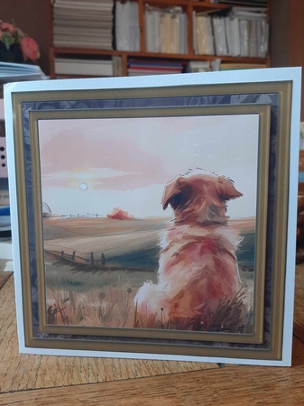 Its a dogs life card front 6 by Ann Davies