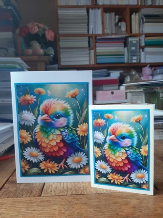 Its a Beautiful World A4 by Ann Davies