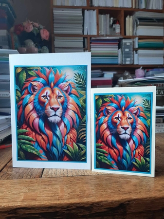 King of the Jungle A4 by Ann Davies