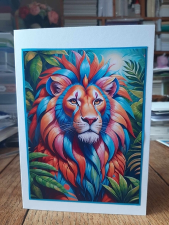 King of the Jungle A4 by Ann Davies