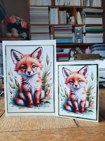 Foxy Foxy A4 by Ann Davies