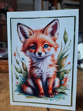 Foxy Foxy A4 by Ann Davies