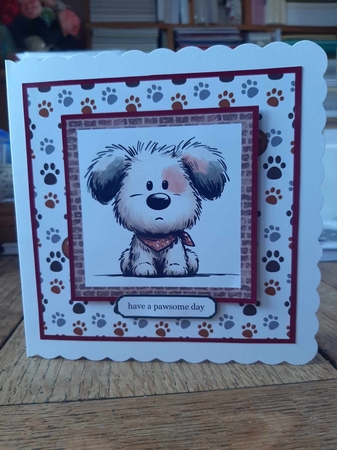 Cute Puppy Birthday by Ann Davies