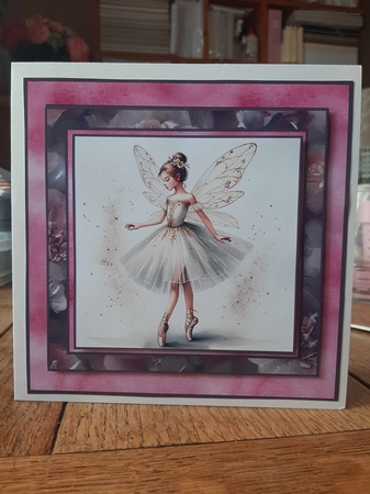 Fairy dance like no one is watching card front 1 by Ann Davies