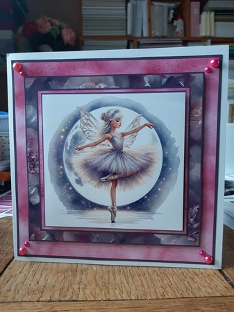 Fairy dance like no one is watching card front 2 by Ann Davies
