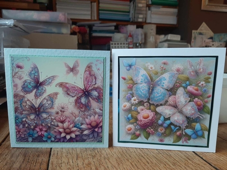 Lace Butterflies set 1 by Ann Davies