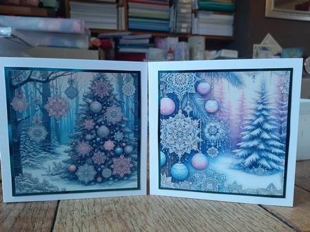 Lace snowflakes set 1 by Ann Davies