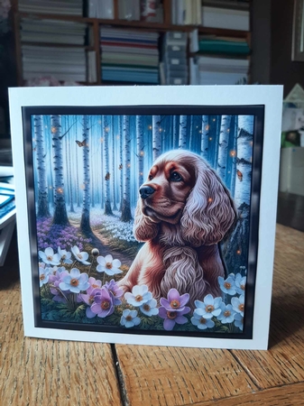 Beautiful Birch Forest Dogs (5) 2 by Ann Davies