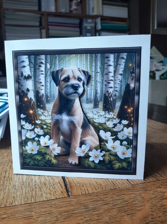 Beautiful Birch Forest Dogs (7) 2 by Ann Davies