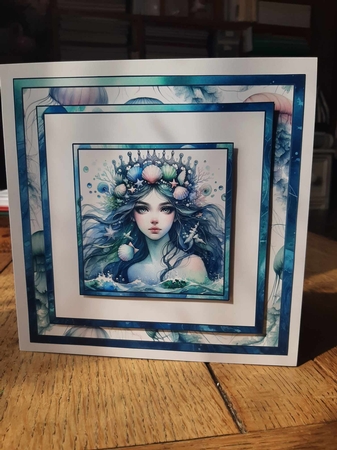 Beauty of the Ocean 7 Inch Square by Ann Davies