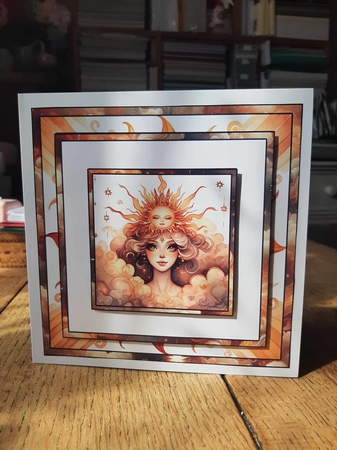 Ray of Sunshine 7 Inch Square by Ann Davies