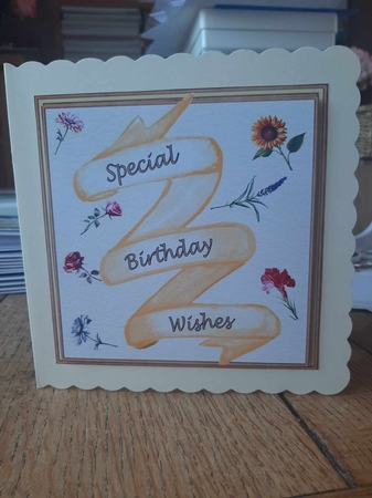 Birthday Banner by Ann Davies