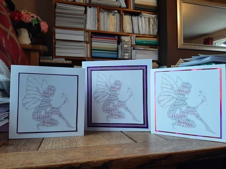 Special Daughter Flower Fairy Word Art by Ann Davies
