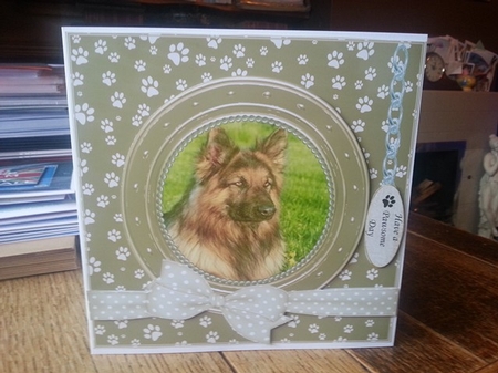 GERMAN SHEPHERD THANK YOU AND VARIOUS OTHER SENTIMENTS by Ann Davies