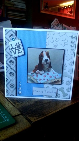 Dogs leave paw prints on your heart  by Ann Davies