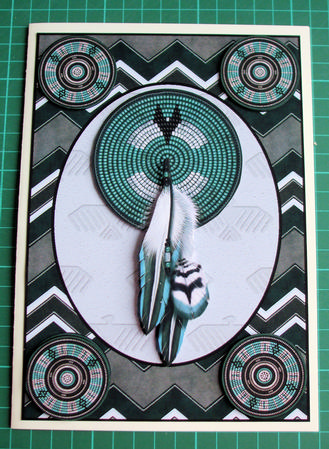 Native American Art Card Front by Catherine Nelson