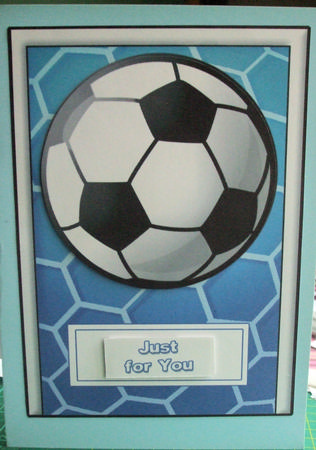 Quick Card Football Blue. by Catherine Nelson