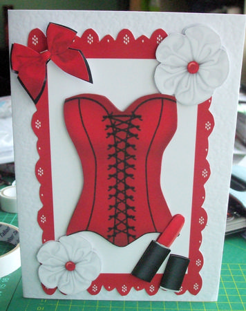 Lovely Ladies Accessories in Red/black by Catherine Nelson
